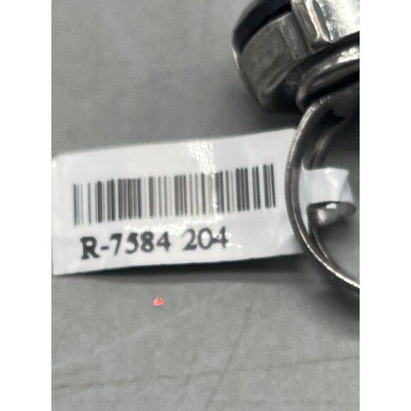 Mariana ring purple circle crystals handmade statement R-7584 204 os READ NEW - Picture 4 of 5